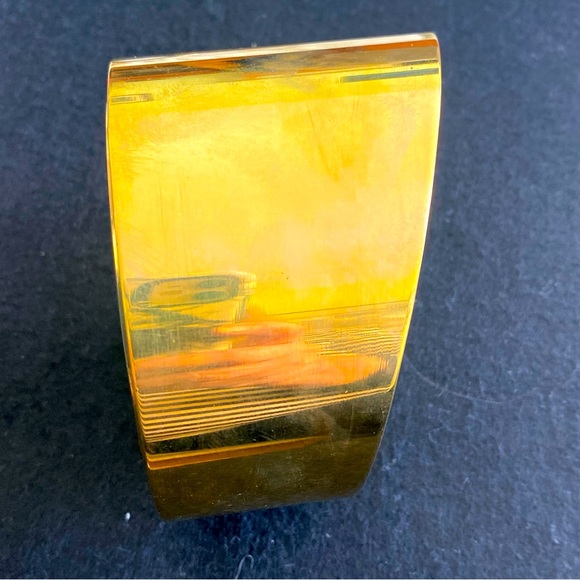 New vintage Brookstone brass, quartz table clock. - Picture 2 of 3